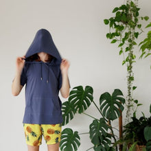 Load image into Gallery viewer, Adult Sensory Friendly Clothing Gender Neutral S/S Hooded T-Shirt